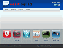 Tablet Screenshot of heartsquad.com